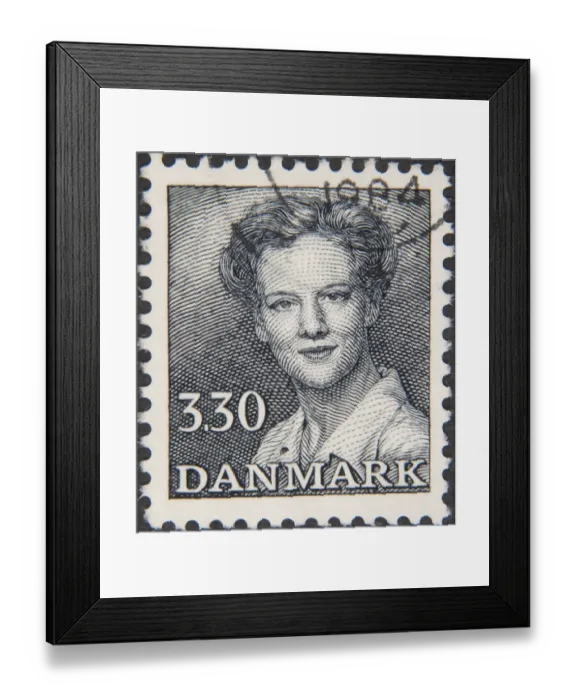Framed Print : Margrete II, born 1940, Queen of Denmark Framed Print : Margrete II, born 1940, Queen of Denmark
