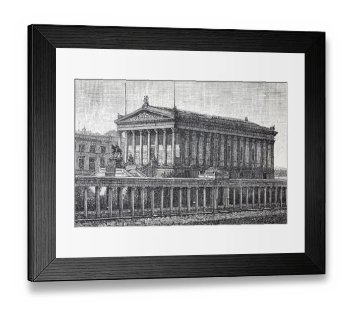 Framed Print : Alte Nationalgalerie, Old National Gallery Framed Print : Alte Nationalgalerie, Old National Gallery
