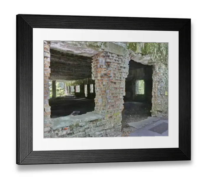 Framed Print : Ruins of the Wolf's Lair (also Wolf's Lair or Goerlitz)