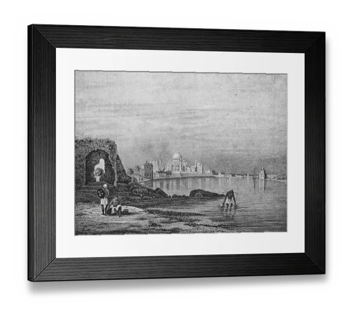 Framed Print : Historical illustration, lithography