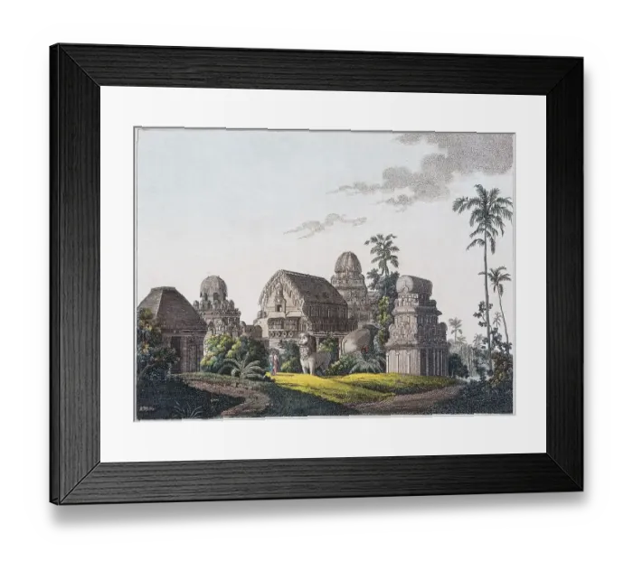 Framed Print : Pagoda of Mahaballipuram, Tamil Nadu Framed Print : Pagoda of Mahaballipuram, Tamil Nadu