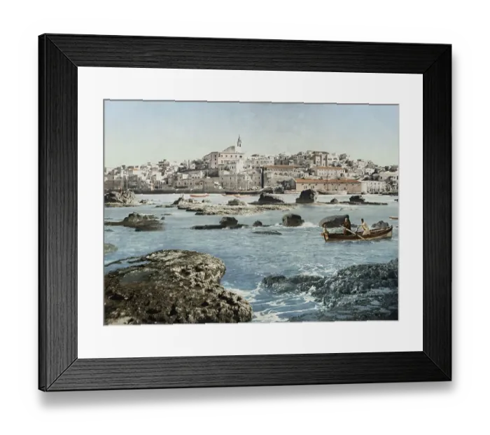 Framed Print : Jaffa, Palestine, Holy Land, photochrome print around 1890