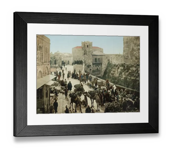 Framed Print : Bazaar, Jerusalem, Palestine, Israel Framed Print : Bazaar, Jerusalem, Palestine, Israel