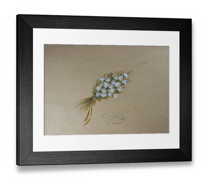 Framed Print : Bouquet of flowers, design floral decoration for wedding