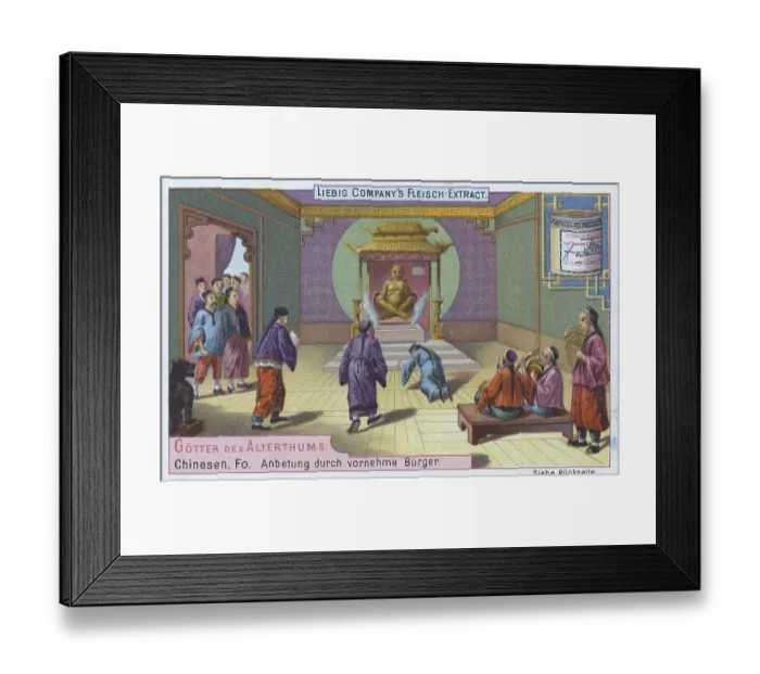 Framed Print : Ancient Gods Series, China, Fo