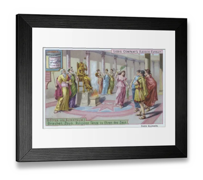 Framed Print : Ancient Gods series, Greece, Zeuss