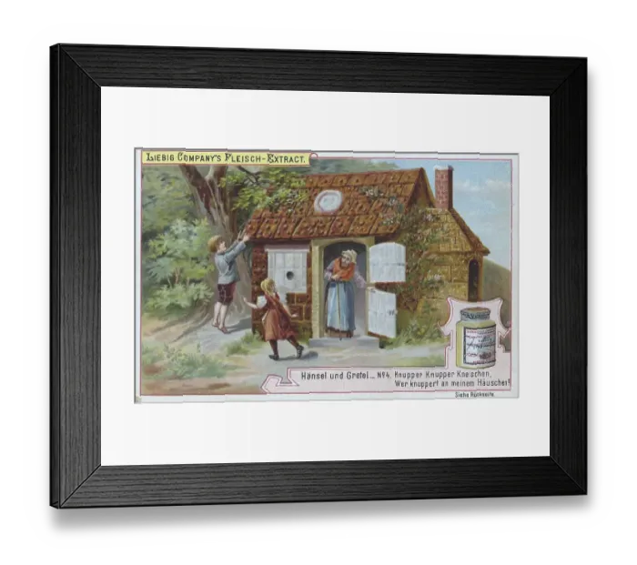 Framed Print : Fairy tale Hansel and Gretel series Framed Print : Fairy tale Hansel and Gretel series