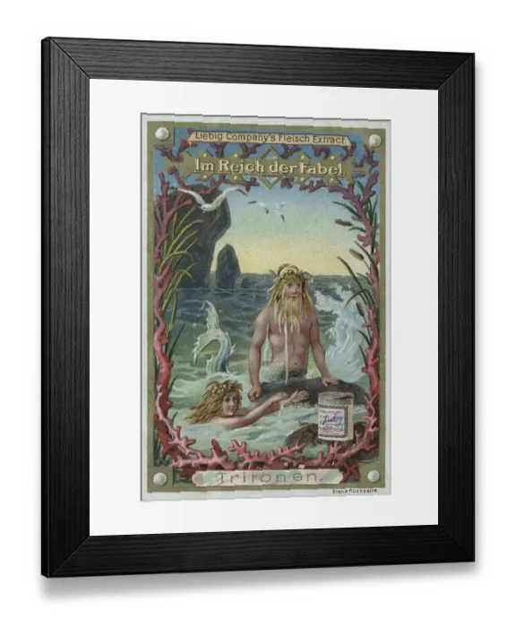 Framed Print : Series In the Realm of Fable, Tritons