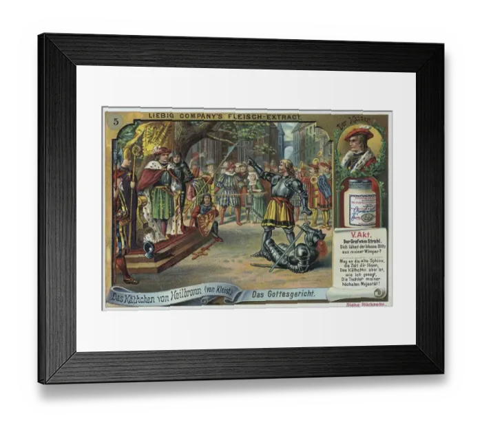 Framed Print : The Kaethchen von Heilbronn (by Kleist) series