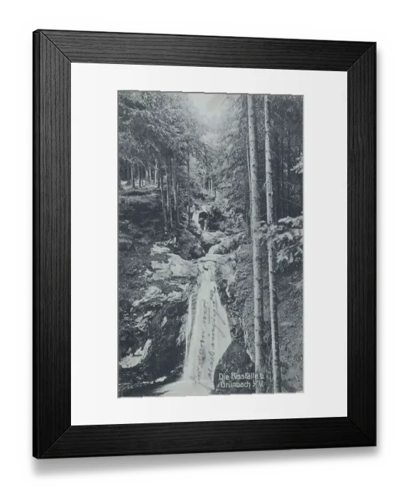 Framed Print : The Rissfaelle near Gruenbach i Framed Print : The Rissfaelle near Gruenbach i