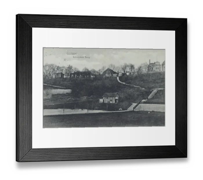 Framed Print : Guben, Schneiders Berg, Lower Lusatia