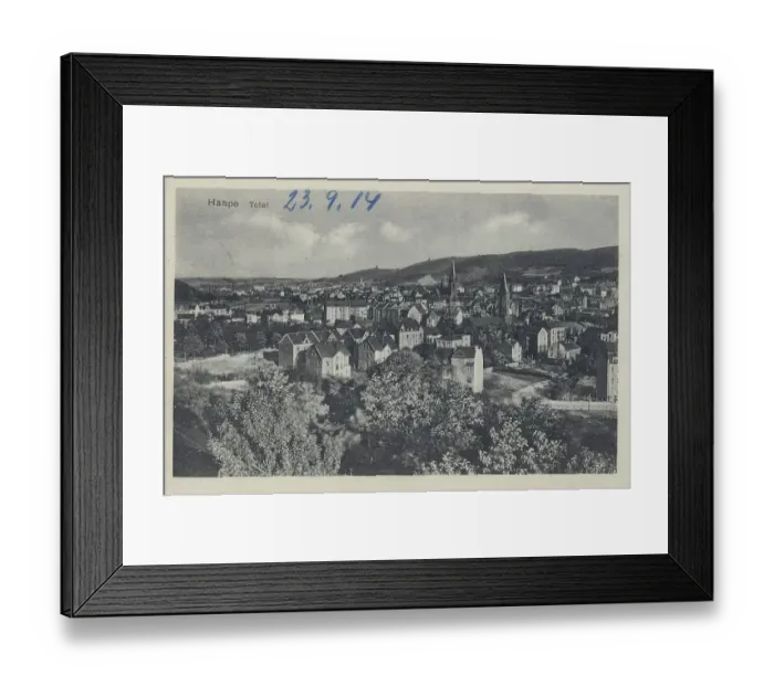 Framed Print : Haspe, eastern Ruhr area, North Rhine-Westphalia