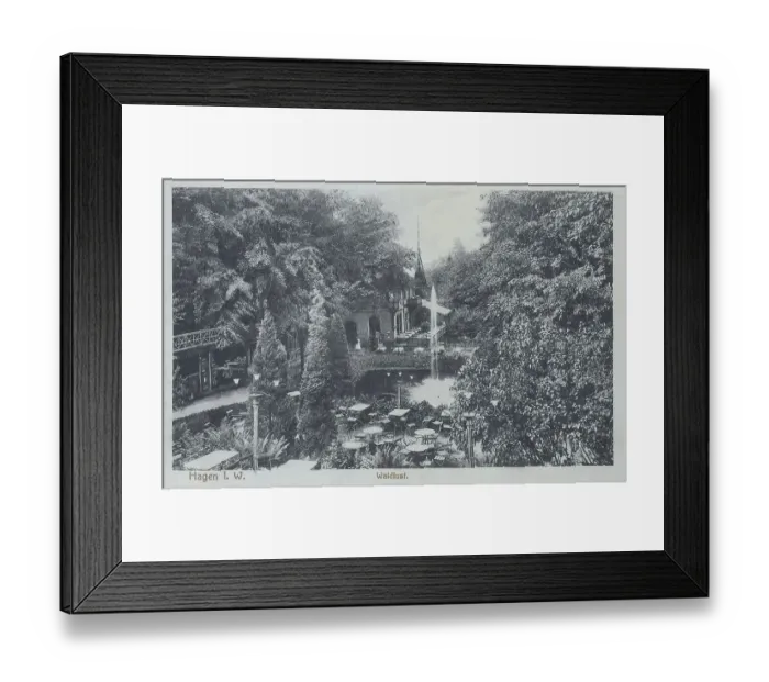Framed Print : Hagen, the Waldlust, North Rhine-Westphalia
