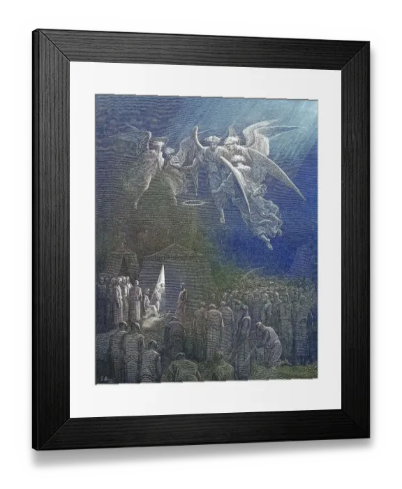 Framed Print : The Death of Louis the Saint, Louis IX of France