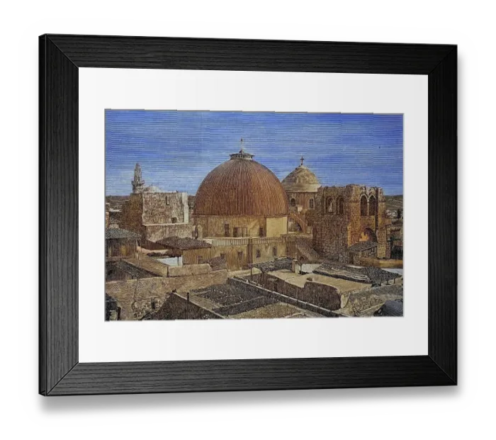 Framed Print : The Church of the Holy Sepulchre in Jerusalem Framed Print : The Church of the Holy Sepulchre in Jerusalem