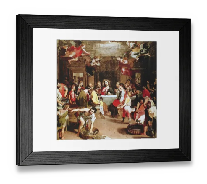 Framed Print : The Last Supper, painting by Frederico Barocci (1526 to 1612)