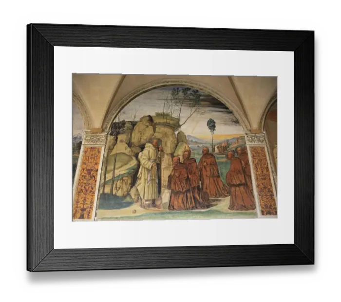 Framed Print : Italy, Monte Oliveto Abbey, Abbazia di Monti Olivieti Maggiore Framed Print : Italy, Monte Oliveto Abbey, Abbazia di Monti Olivieti Maggiore