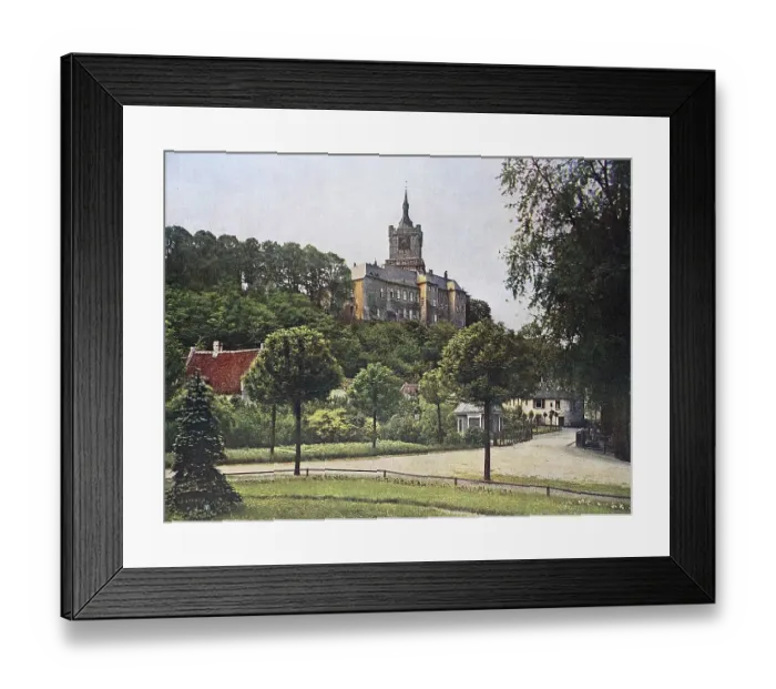 Framed Print : The Schwanenburg in Kleve in 1910 Framed Print : The Schwanenburg in Kleve in 1910
