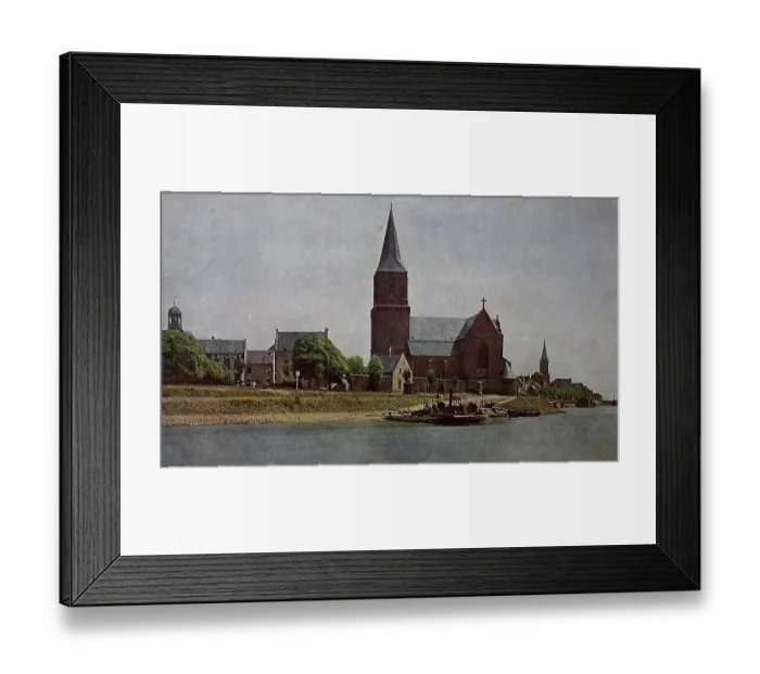 Framed Print : The Minster Church in Emmerich in 1910