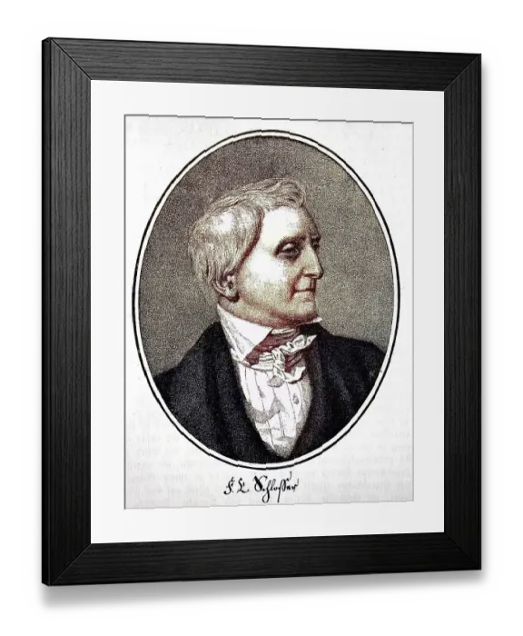 Framed Print : Friedrich Christoph Schlosser, 17 November 1776 - 23 September 1861 Framed Print : Friedrich Christoph Schlosser, 17 November 1776 - 23 September 1861