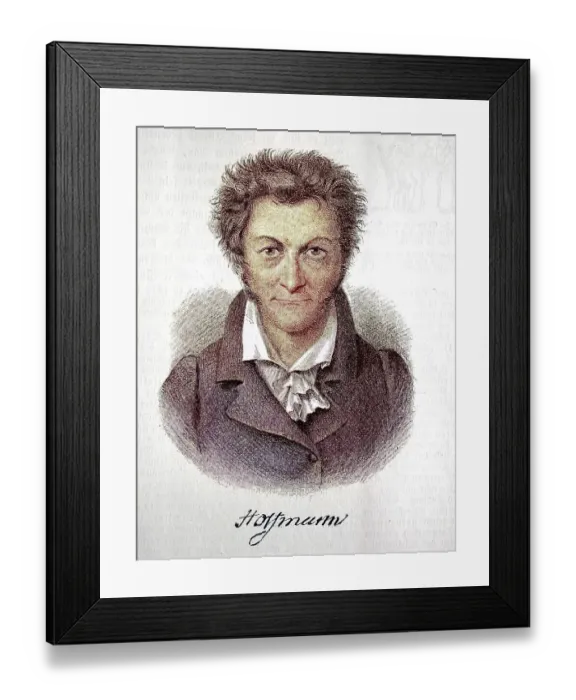 Framed Print : Ernst Theodor Amadeus Hoffmann