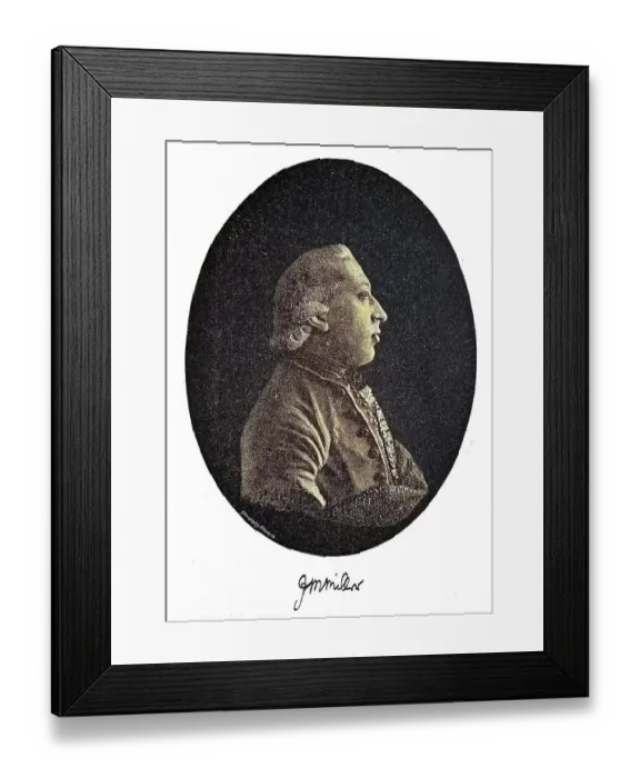Framed Print : Johann Martin Miller, 3 December 1750-21 June 1814