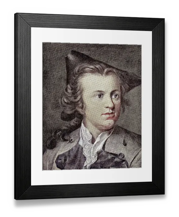 Framed Print : Gotthold Ephraim Lessing, 22 January 1729 Framed Print : Gotthold Ephraim Lessing, 22 January 1729