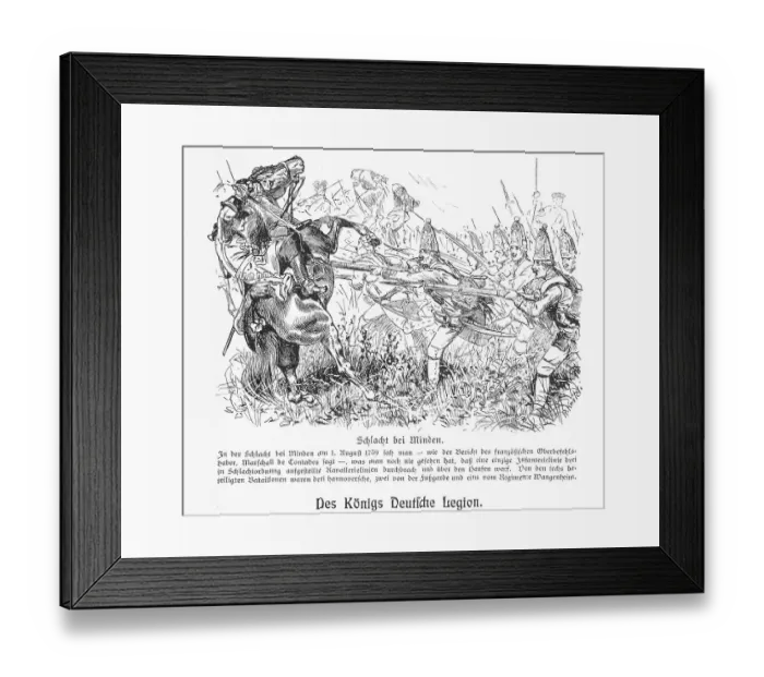 Framed Print : Battle scene with many soldiers on foot and on horseback Framed Print : Battle scene with many soldiers on foot and on horseback