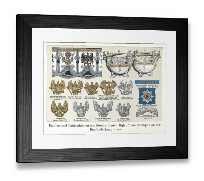 Framed Print : Flags, timpani, timpani flags, helmet fittings Framed Print : Flags, timpani, timpani flags, helmet fittings