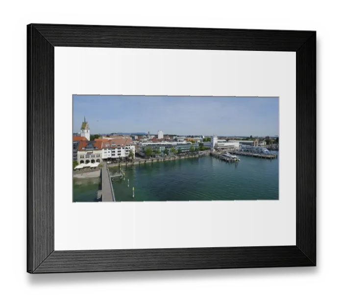 Framed Print : View from the Moleturm with St