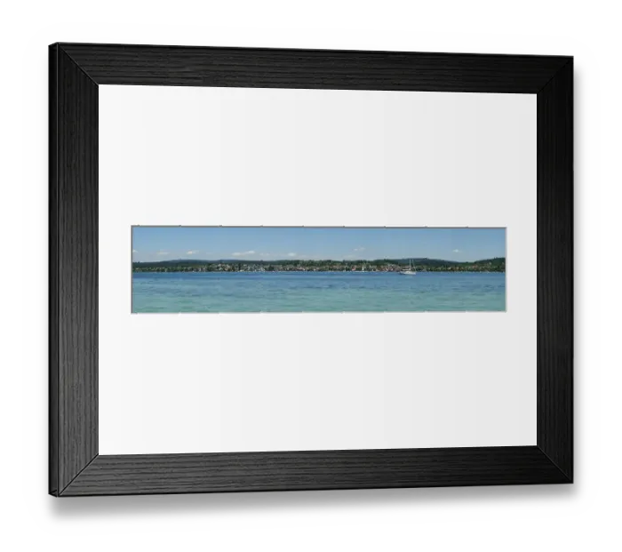 Framed Print : View of the village with St. Nicholas Church Framed Print : View of the village with St. Nicholas Church