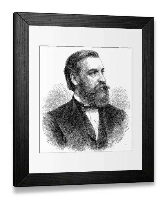 Framed Print : Heinrich Gotthard von Treitschke Framed Print : Heinrich Gotthard von Treitschke