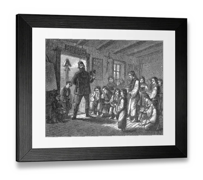 Framed Print : I, c. 1870, digitally restored reproduction Original 19th century Framed Print : I, c. 1870, digitally restored reproduction Original 19th century
