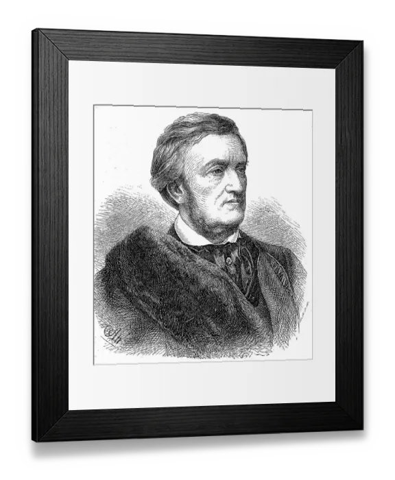 Framed Print : Wilhelm Richard Wagner, 22 May 1813 Framed Print : Wilhelm Richard Wagner, 22 May 1813