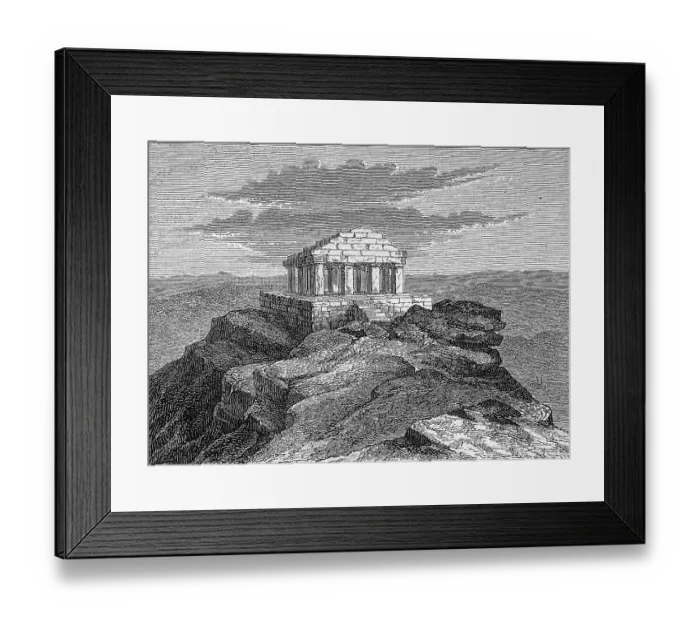 Framed Print : The Temple of Heroes on the Hohe Donne in the Vosges Mountains Framed Print : The Temple of Heroes on the Hohe Donne in the Vosges Mountains
