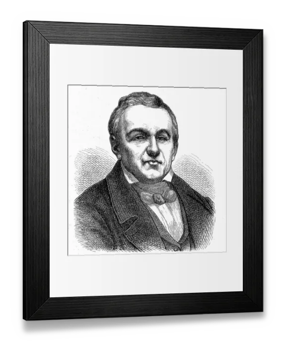 Framed Print : Abel-Francois Villemain, 9 June 1790