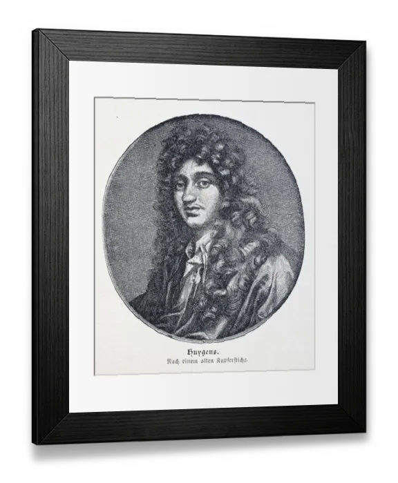 Framed Print : Christiaan Huygens, 14 April 1629