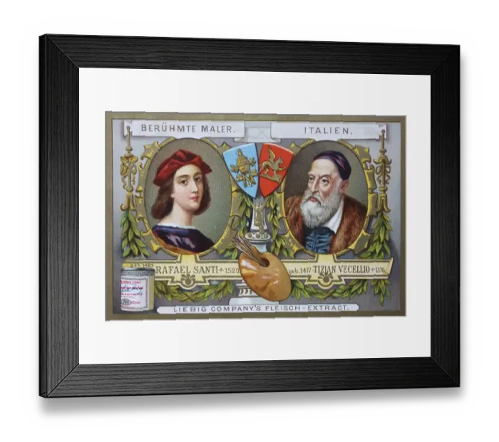Framed Print : Series of paintings by famous painters Framed Print : Series of paintings by famous painters