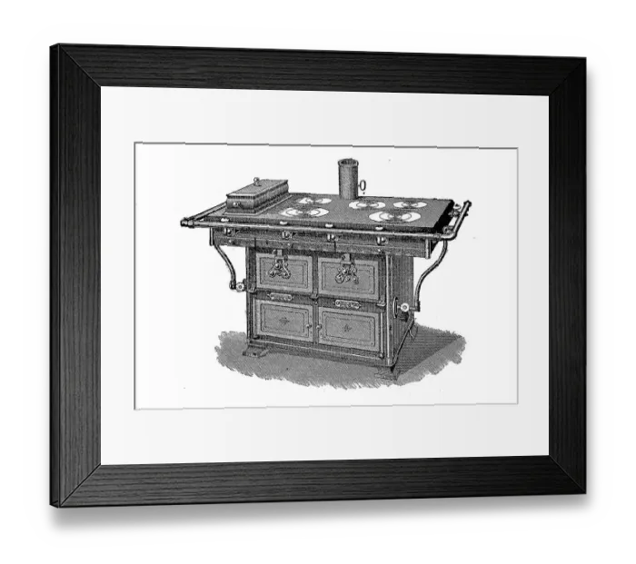Framed Print : Gas, Cooking Machine, Cooking Stove System of the Imperial Continental Gas Association Framed Print : Gas, Cooking Machine, Cooking Stove System of the Imperial Continental Gas Association