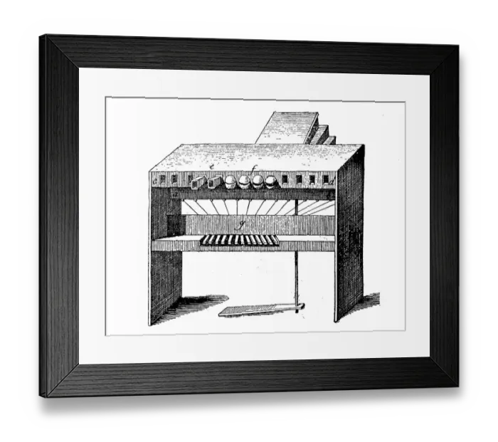 Framed Print : Kempelenz Talking Machine, Wolfgang von Kempelen Framed Print : Kempelenz Talking Machine, Wolfgang von Kempelen