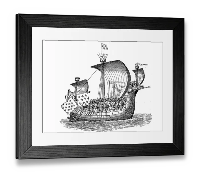 Framed Print : The Norman Ship William the Conqueror Mora