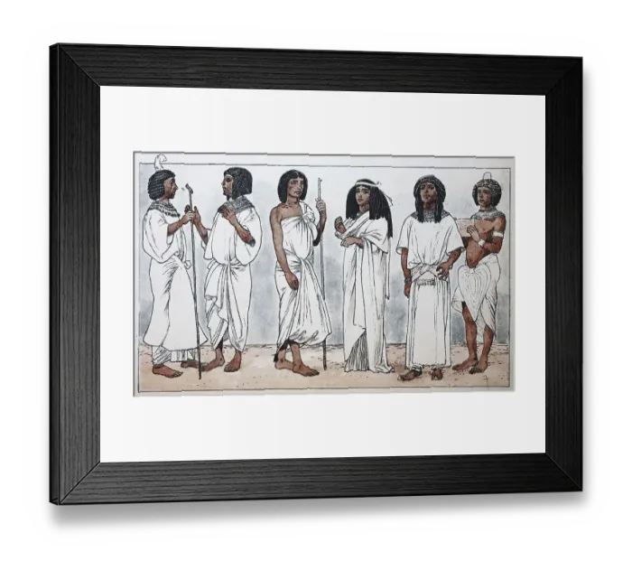 Framed Print : K neuen Reich um 1530 v. Chr. von links