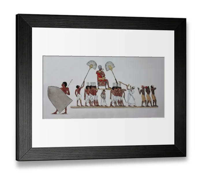 Framed Print : Clothing in Ancient Egypt, New Kingdom