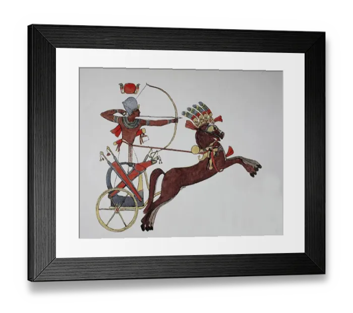 Framed Print : Clothing in Ancient Egypt, New Kingdom