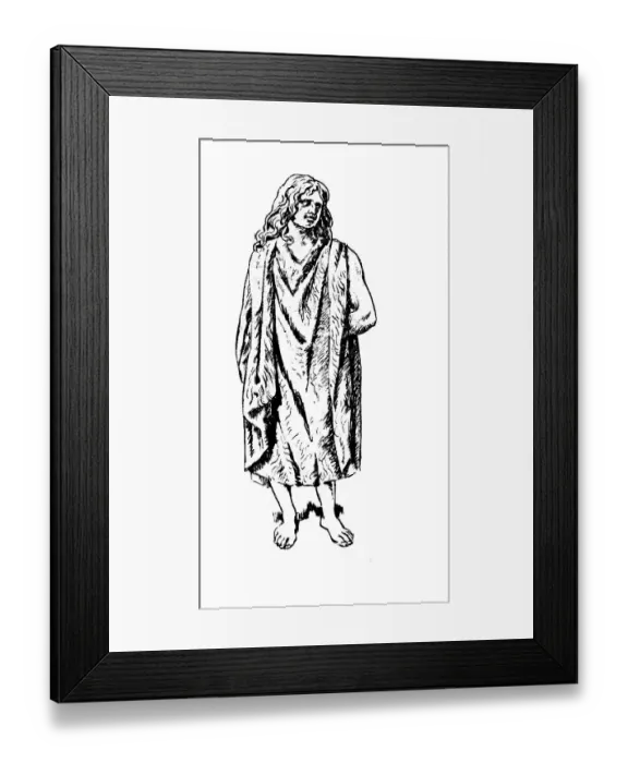 Framed Print : Germanic clothing in Roman and even older times Framed Print : Germanic clothing in Roman and even older times