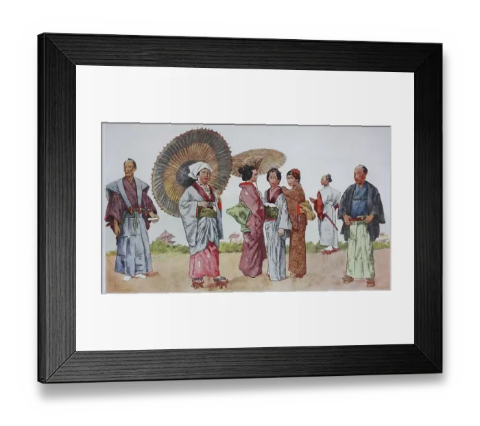 Framed Print : Clothing, officers and ladies, from lks Framed Print : Clothing, officers and ladies, from lks