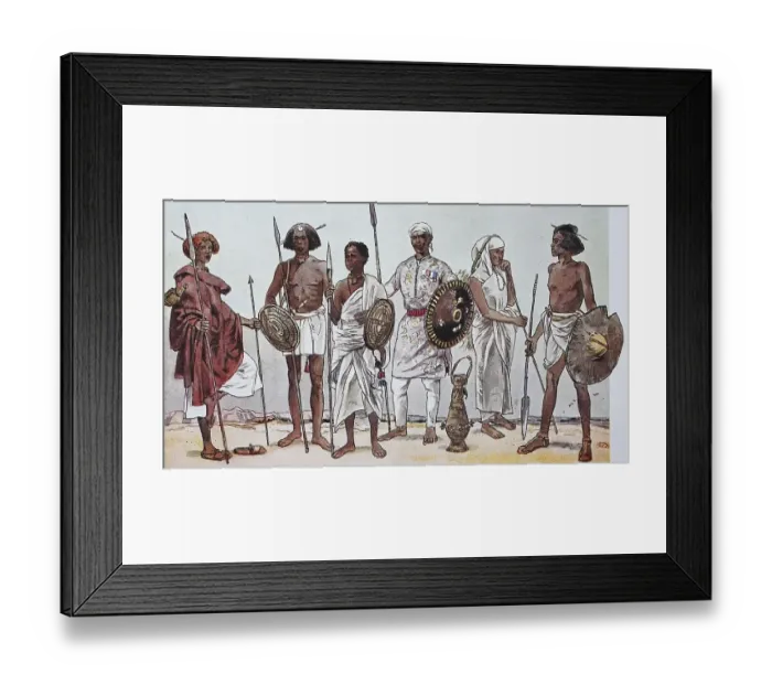 Framed Print : Clothing, Fashion in Africa, East Africa