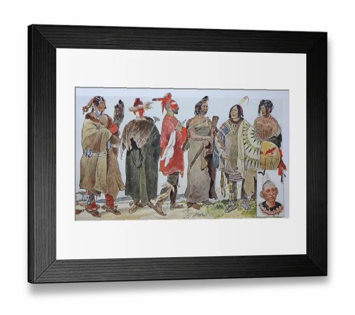 Framed Print : Clothing, fashion in North America Framed Print : Clothing, fashion in North America