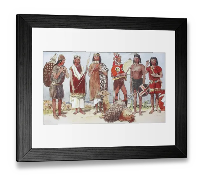Framed Print : Clothing, fashion in South America
