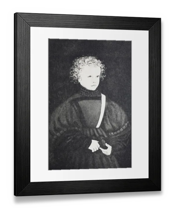Framed Print : Mode, Kleidung auf den saechsischen Hof in der Reformation Framed Print : Mode, Kleidung auf den saechsischen Hof in der Reformation